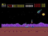 une photo d'Ã©cran de Choplifter sur Sega Master System
